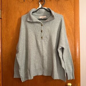 LOFT Sage Knit Pullover Sweater